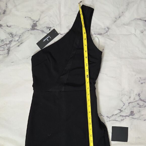 Lulu's Chic Black One-Shoulder Dress - Picture 6 of 10